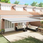 vidaXL Auvent Anthracite 6 × 3 5 m Métal