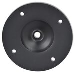 vidaXL Pied de table télescopique 2 Pièces Noir 710 mm - 1100 mm