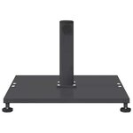 vidaXL Pied de parasol Gris foncé 45 x 45 x 31 cm