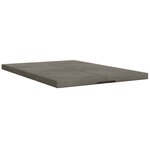 vidaXL Canapé-lit pliable 140 x 67 x 15 cm Gris clair