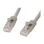 Startech.com câble réseau cat6 gigabit utp sans crochet de 2m - cordon ethernet rj45 anti-accroc - m/m - gris