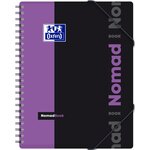 Cahier Etudiant NomadBook A4+160 pages 90g lignée 7mm Coloris Aléatoire OXFORD
