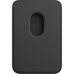 APPLE iPhone Porte-cartes en cuir avec MagSafe - Noir