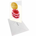 Carte de Vœux Thème Anniversaire Party Time - Plusieurs Styles - Bon Anniversaire - Blanc - Draeger