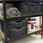 Pack and Move - Bac Rangement Pliable - Charge 5 kg - 27 5 x 37 x 19 cm - Stockage  Outillage  Bricolage - Rangement Facile - Robuste- 15L