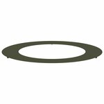 vidaXL Anneau d'Arbre Plat Vert Olive Ø60/90 cm Acier