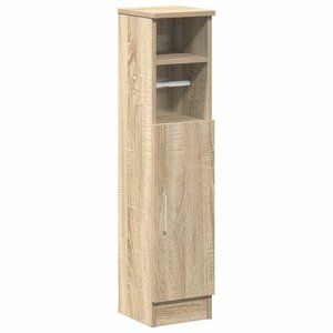 vidaXL Meuble de salle de bain avec porte-rouleau chêne sonoma