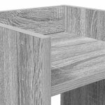 vidaXL Support de Plante Sonoma gris 30 x 30 x 100 cm