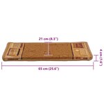 vidaXL Tapis d'escalier autoadhésifs 5 Pièces 65x21x4 cm Beige