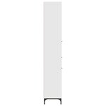 vidaXL Cabinet de salle de bain avec tiroir Blanc 31 5 x 33 x 190 cm