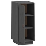 vidaXL Buffet Gris 34x40x75 cm Bois massif de pin