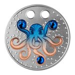 OCTOPUS Argent Coin 500 Francs Cameroon 2022