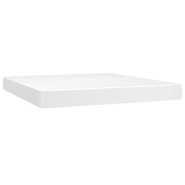 vidaXL Matelas de lit à ressorts ensachés fermeté moyenne Blanc 160x200x20 cm