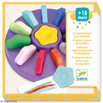 12 crayons fleurs pour les petits