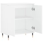 vidaXL Buffet Blanc 60x35x70 cm Bois d'ingénierie