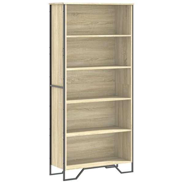 vidaXL Bibliothèque chêne sonoma 80x31x169 cm bois d'ingénierie