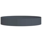 vidaXL Cache-pot de jardin Anthracite 120 x 120 x 20 cm