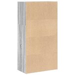 vidaXL Bibliothèque sonoma gris 60x30x114 cm bois d'ingénierie