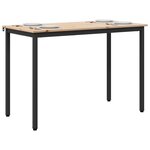 vidaXL Table de salle à manger / Table de repas Naturel