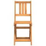 Chaises de jardin pliantes vidaXL 6 Pièces 36x46x86 cm Bois massif d'acacia
