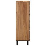 vidaXL Highboard Marron 40 x 33 x 110 cm Bois d'acacia massif