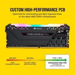 Corsair Vengeance RGB PRO Series 16 Go (2x 8 Go) DDR4 3600 MHz CL18 - Kit Dual Channel 2 barrettes de RAM DDR4 PC4-28800 -