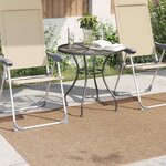 vidaXL Tapis de surface HUARTE Naturel 200 x 140 cm Polyester