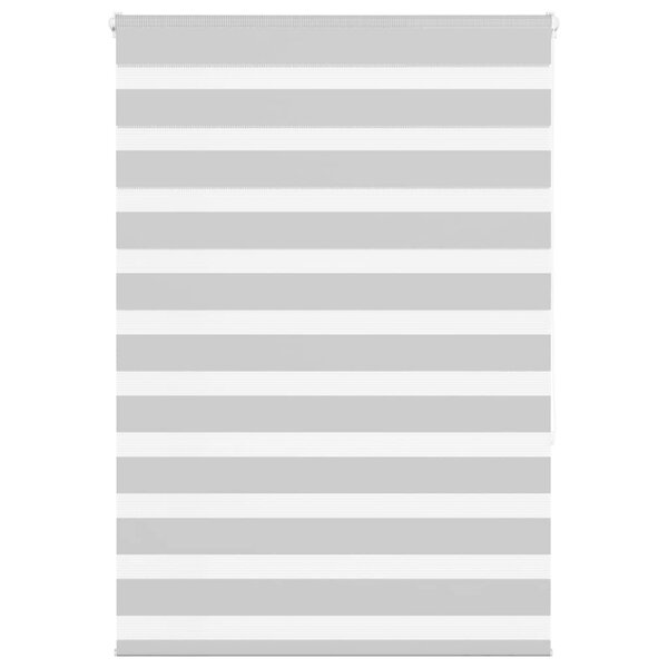 vidaXL Store zèbre gris clair largeur du tissu 95 9 cm polyester