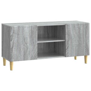 vidaXL Meuble TV Sonoma gris 102 x 34 5 x 50 cm Bois d'ingénierie