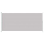 vidaXL Auvent latéral rétractable de patio 220x500 cm Gris