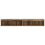 vidaXL Meubles TV muraux Panama 2 Pièces Bois ancien 100 x 30 x 30 cm