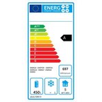 Table Réfrigérée Positive 4 Portes GN1/1 - Avec Dosseret - Atosa - R290Acier inoxydable4 Portes2230Pleine