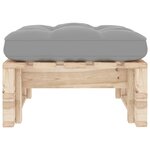 vidaXL Pouf palette de jardin bois de pin imprégné