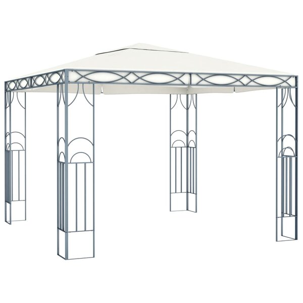 vidaXL Tonnelle 300 x 300 cm Crème