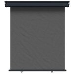 vidaXL Store latéral de balcon 100  polyester fer acier