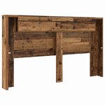vidaXL Tête de lit Bois ancien 180 x 17 x 104 5 cm Bois d'ingénierie