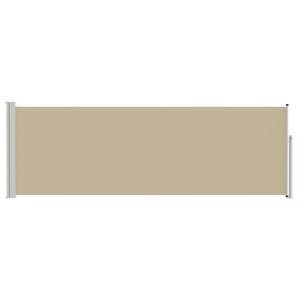 vidaXL Store latéral rétractable Beige 300 x 100 cm Polyester