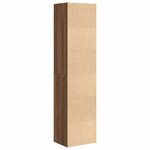 vidaXL Bibliothèque chêne marron 31x24x127 cm bois d'ingénierie