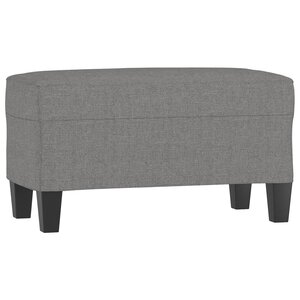 vidaXL Banc Gris foncé 70x35x41 cm Tissu