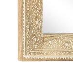vidaXL Miroir peint à la main 40x55 cm Bois de manguier solide