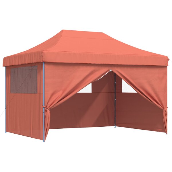 vidaXL Tente de fête 279 x 410 x 315 cm Terre cuite Tissu Oxford