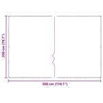 vidaXL Couverture végétale avec œillets 2x3 m PVC