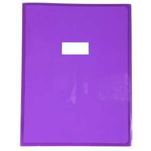 Protège-cahier Cristal Luxe 22/100ème 24x32 transparent Violet CALLIGRAPHE