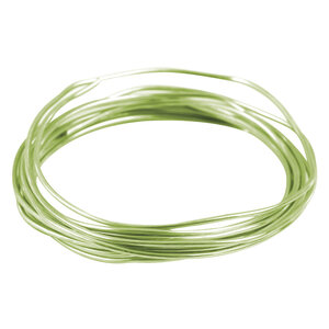 Fil aluminium  très malléable  2mm ø  vert clair  2m