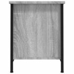 vidaXL Meuble TV avec portes sonoma gris 60x35x45 cm bois d'ingénierie