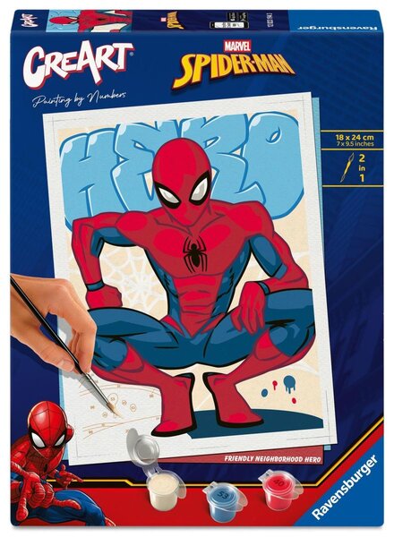 CreArt 18x24cm - Retro Spiderman