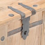 vidaXL Coffre 90x40x40 cm Bois d'acacia solide