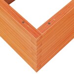 vidaXL Jardinière cire marron 110x60x45 5 cm bois de pin massif