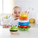 Hape E0457 - Anneaux à empiler M. Grenouille