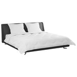 vidaXL Couette d'été avec oreiller 3 pièces Blanc Microfibre